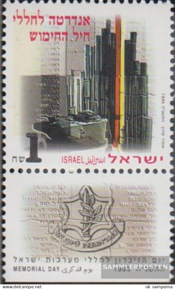 Israel 1326 With Tab (complete Issue) Unmounted Mint / Never Hinged 1995 Fallen-Gedenkentag - Ongebruikt (met Tabs)