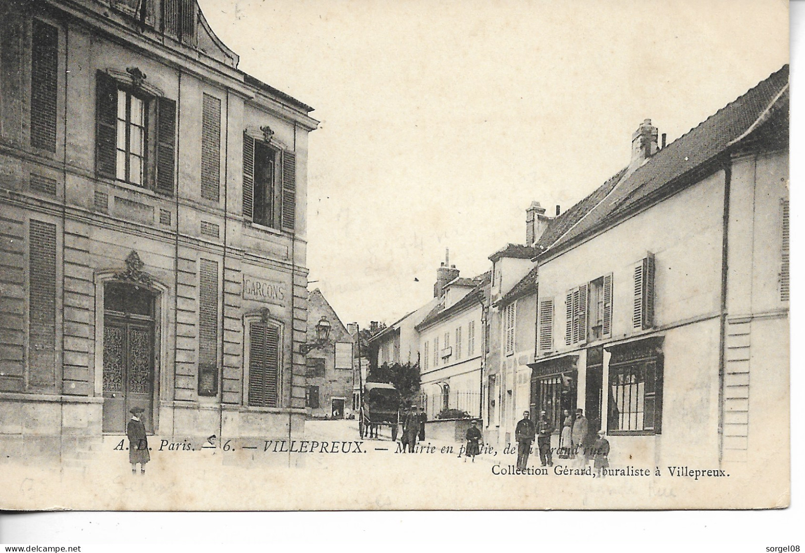 VILLEPREUX Mairie Partie De La Grand Rue ...ab - Villepreux