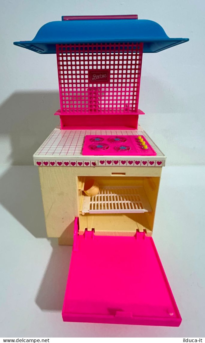 60814 Giocattolo Barbie Dream Kitchen - Cucina + Tavolo Apribile - Mattel - Barbie