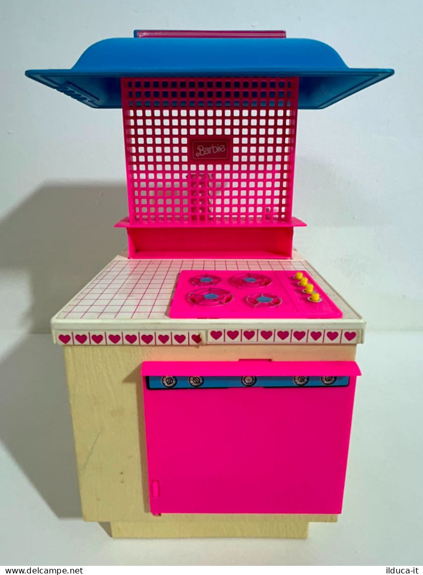 60814 Giocattolo Barbie Dream Kitchen - Cucina + Tavolo Apribile - Mattel - Barbie