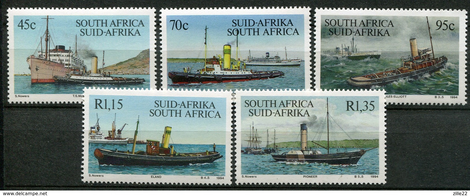 South Africa Mi# 930-4 Postfrisch/MNH - Ships - Nuevos