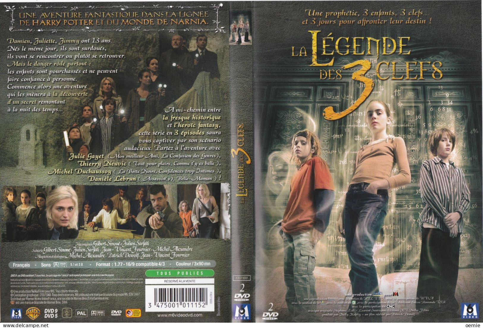 LA LEGENDE DES 3 CLEFS  2 DVD - Sci-Fi, Fantasy