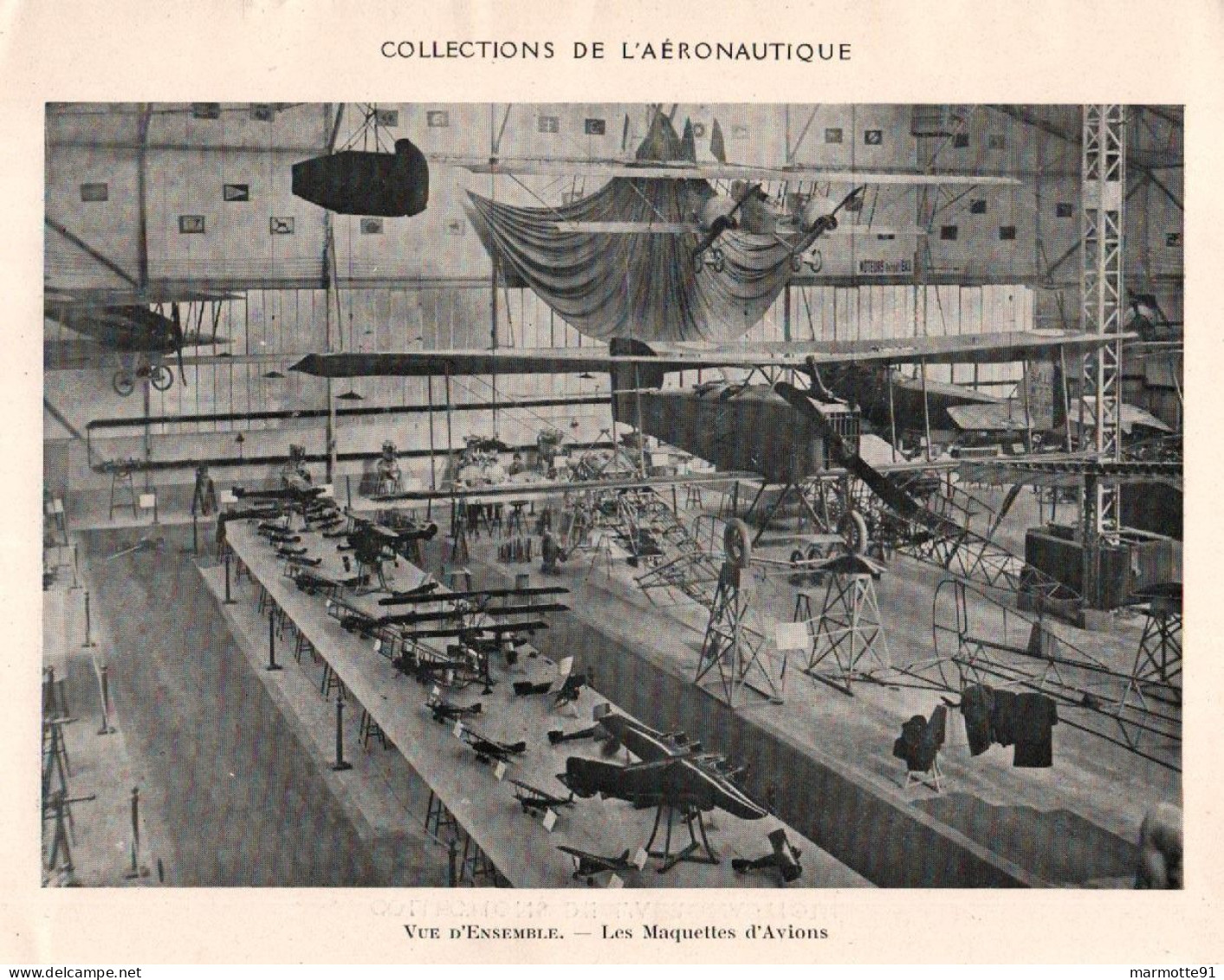 COLLECTIONS AERONAUTIQUE SERVICE TECHNIQUE AERONAUTIQUE 1922 1923 AVIATION MAQUETTE AVION DIRIGEABLE - Avión