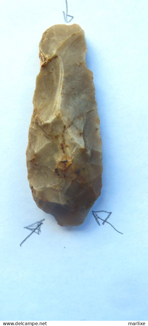 Prehistoire Silex Taillé   Lame Neolithique - Arqueología