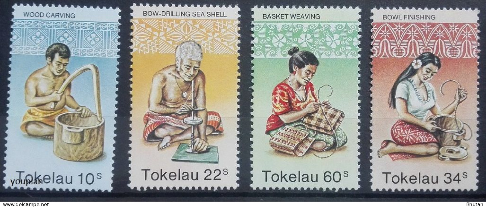 Tokelau 1982, Handicraft, MNH Stamps Set - Tokelau