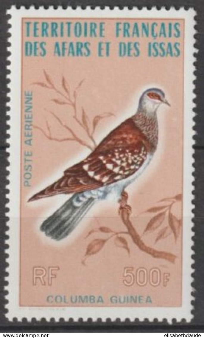 AFARS ET ISSAS - 1975 - OISEAUX - POSTE AERIENNE YVERT N° 105  ** MNH - COTE = 36 EUR. - Unused Stamps