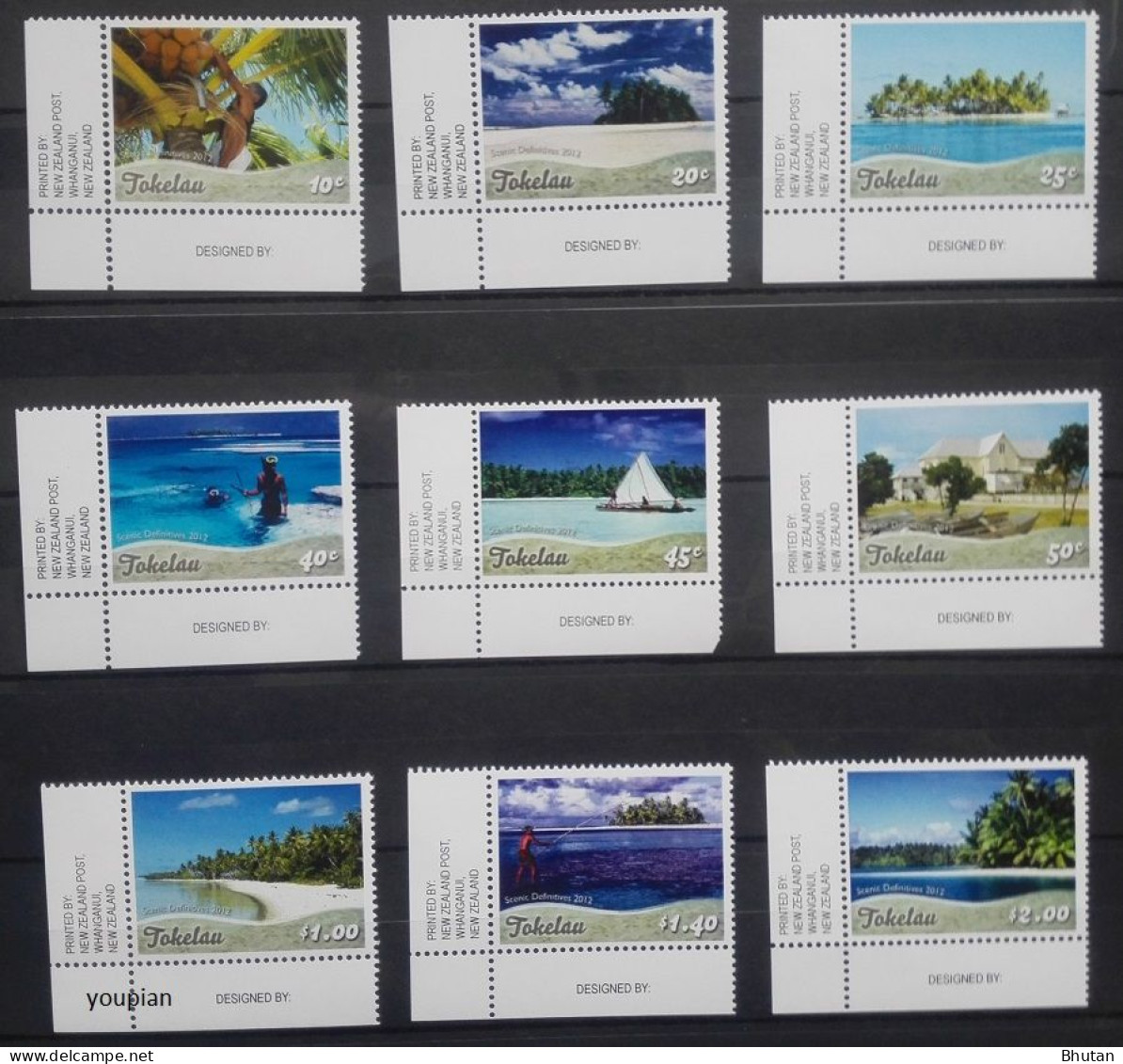 Tokelau 2012, Scenic Definitives, MNH Stamps Set - Tokelau