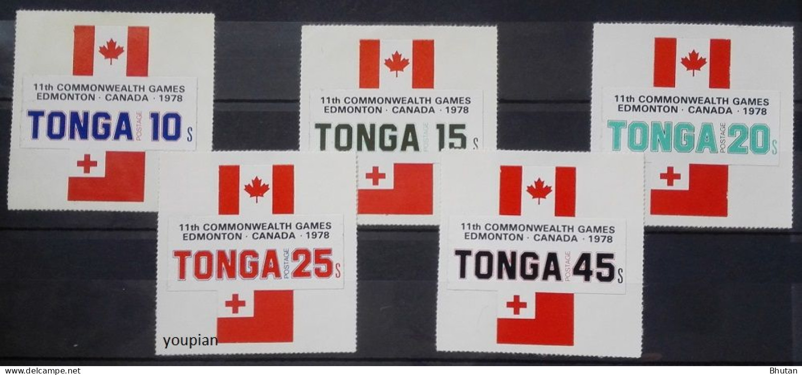 Tonga 1978, Commonwealth Games, MNH Unusual Stamps Set - Tonga (1970-...)