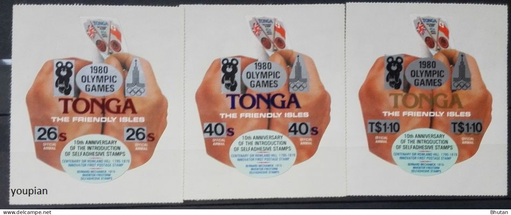 Tonga 1980, Summer Olympic Games In Moscow, MNH Unusual Stamps Set - Tonga (1970-...)