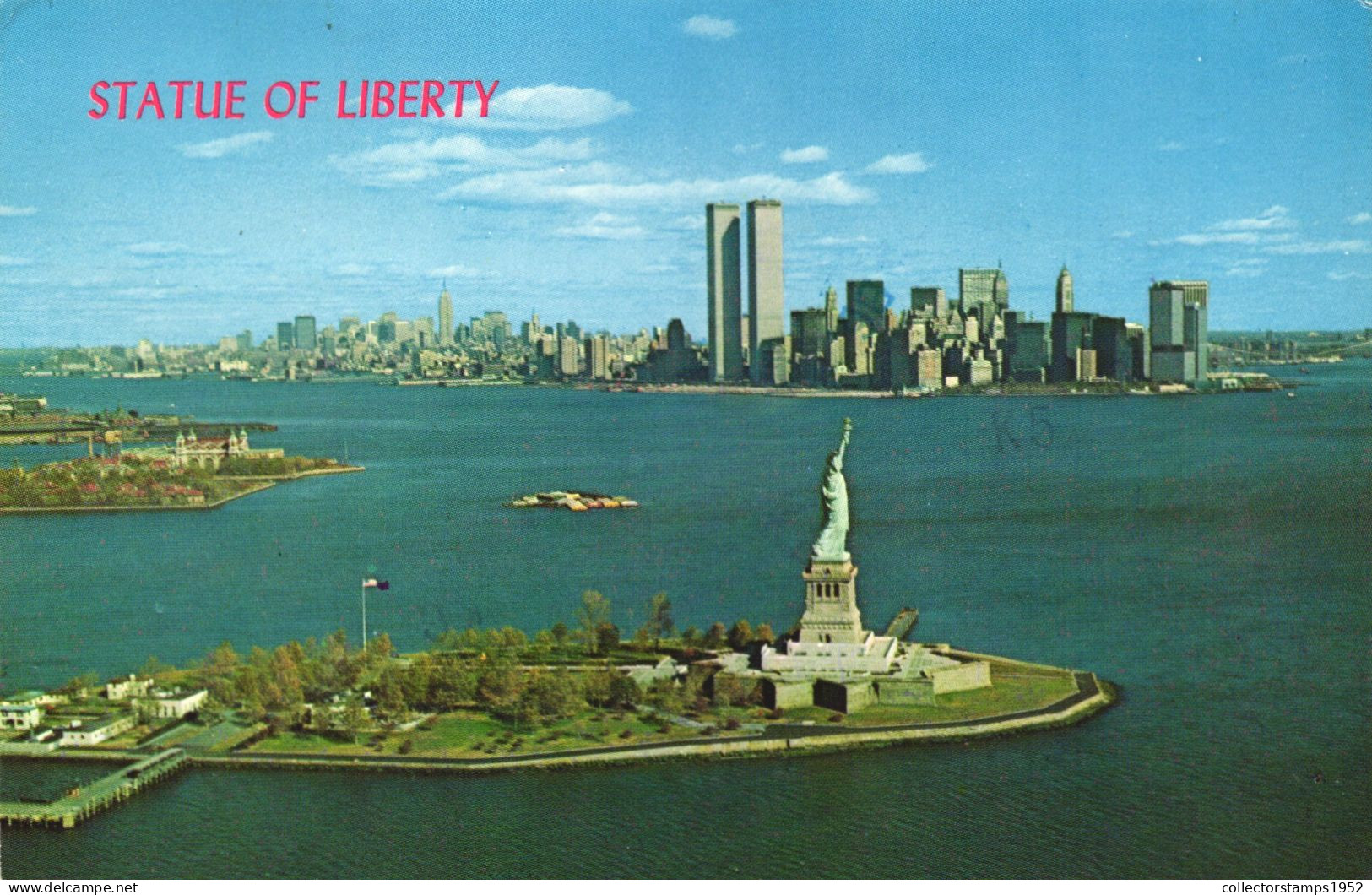 STATUE OF LIBERTY, ARCHITECTURE, SKYLINE, NEW YORK, UNITED STATES, POSTCARD - Statua Della Libertà