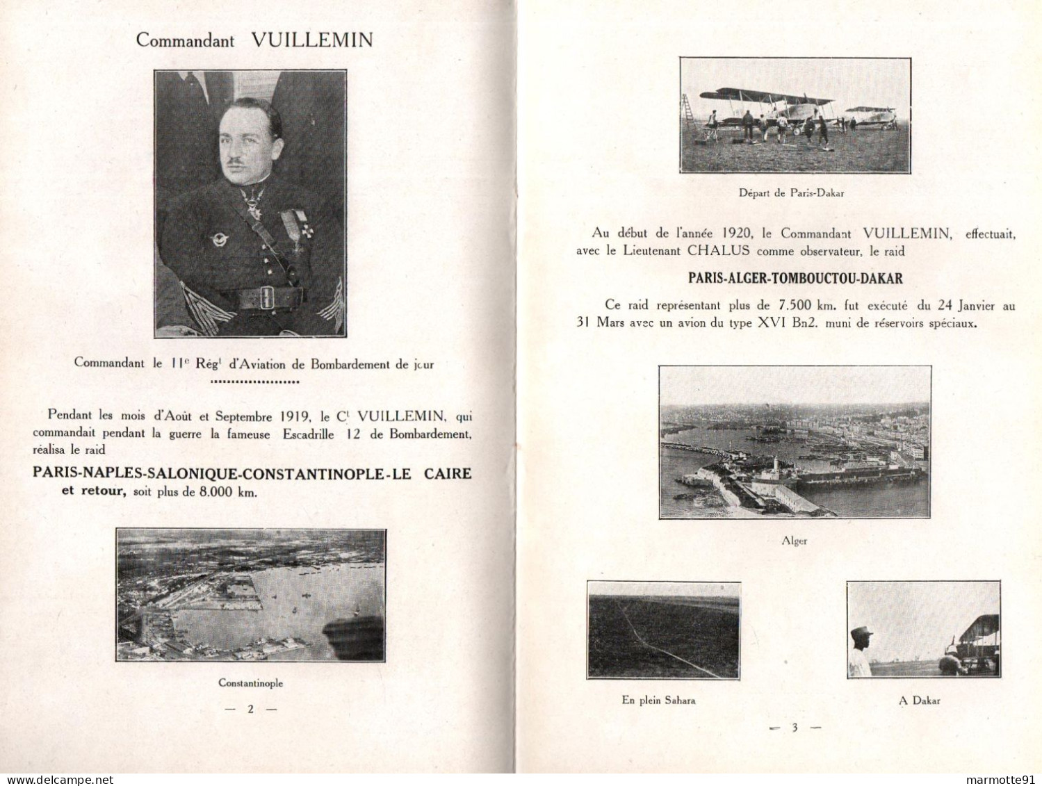 LES RAIDS DES AVIONS BREGUET DEPUIS L ARMISTICE PARIS DAKAR PORT ETIENNE INDOCHINE SYRIE 1919 1922 - Avión