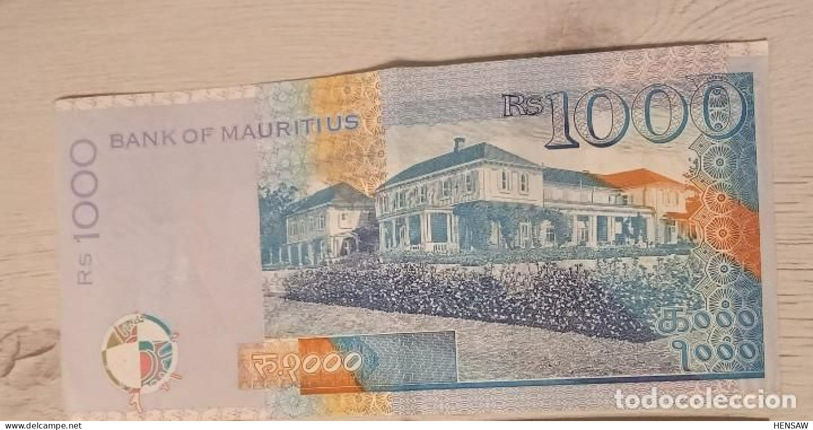 MAURITIUS 1000 RUPEES 1999 P54a USED RARE - Maurice