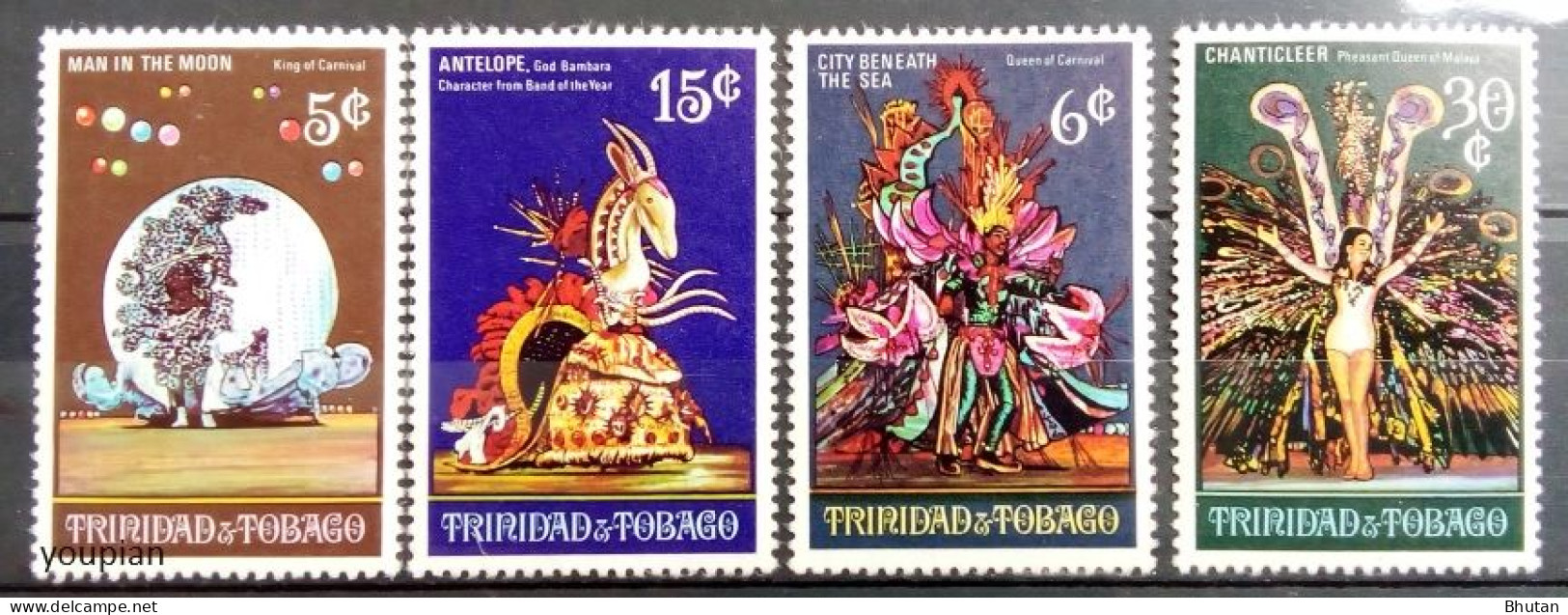 Trinidad And Tobago 1970, Carnival, MNH Stamps Set - Trinité & Tobago (1962-...)