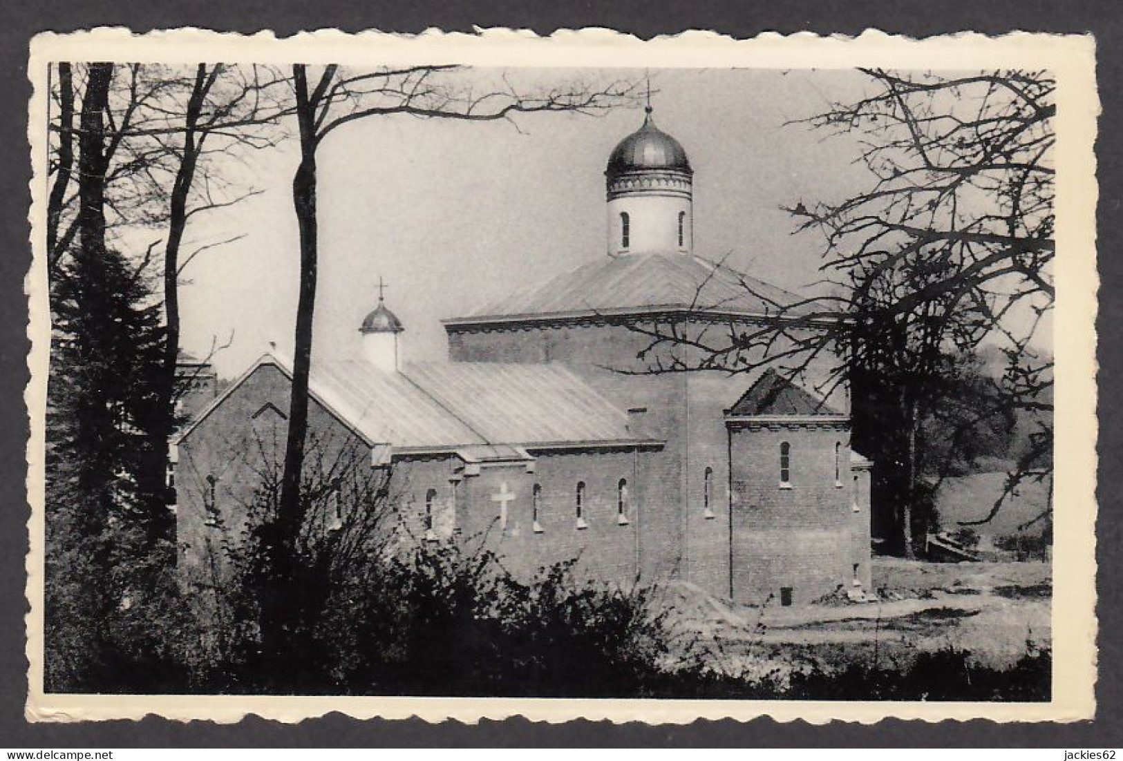 090654/ CHEVETOGNE, Abbaye Bénédictine, L'Eglise, Façade Sud - Ciney