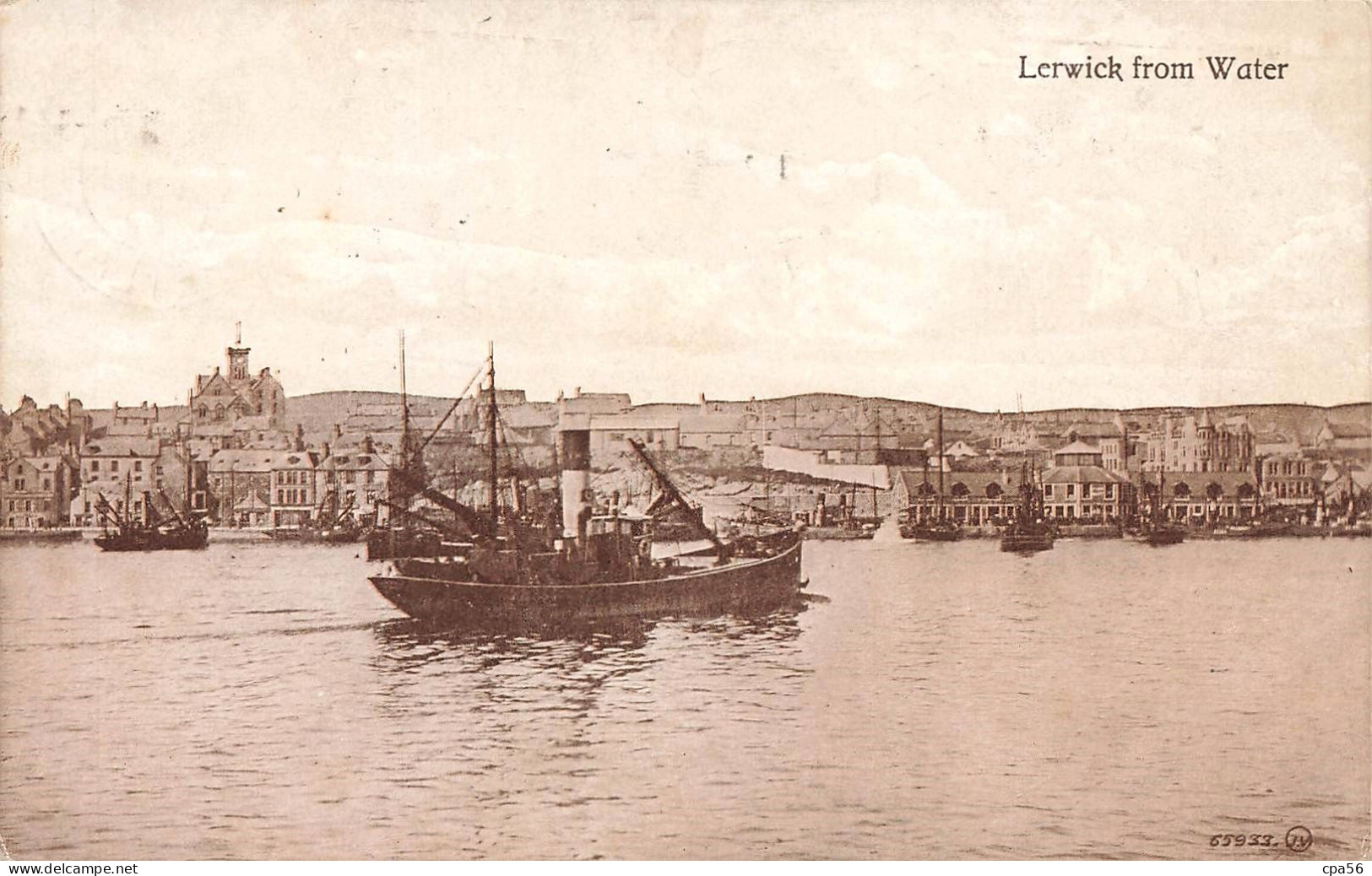 LERWICK From Water - Shetland