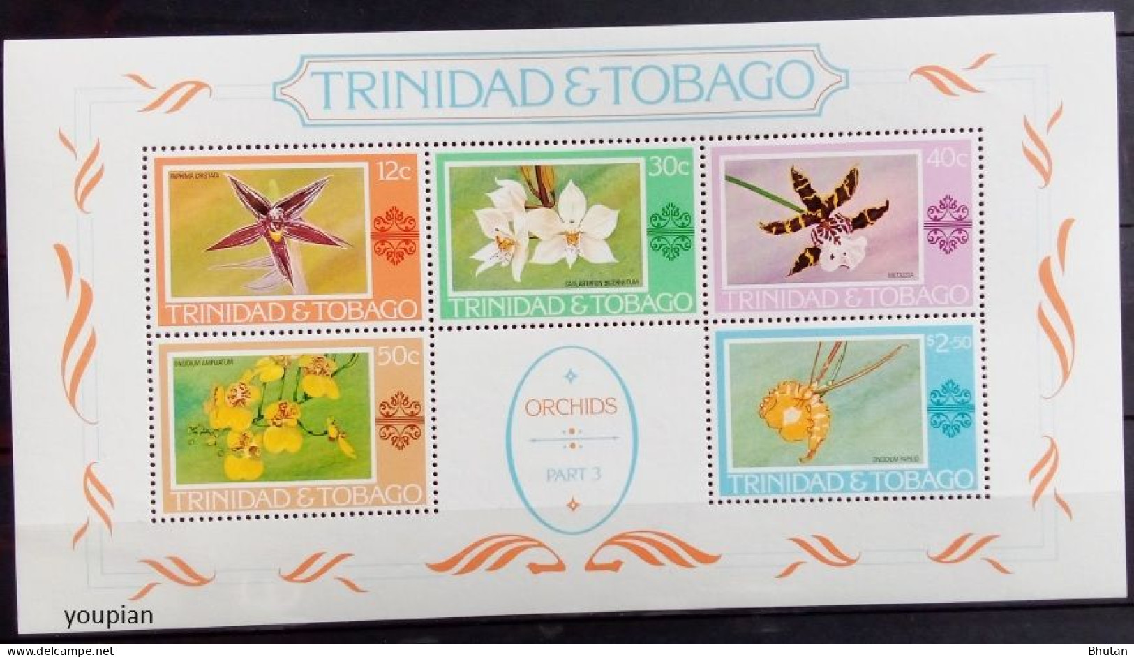 Trinidad And Tobago 1978, Orchids, MNH S/S - Trinité & Tobago (1962-...)