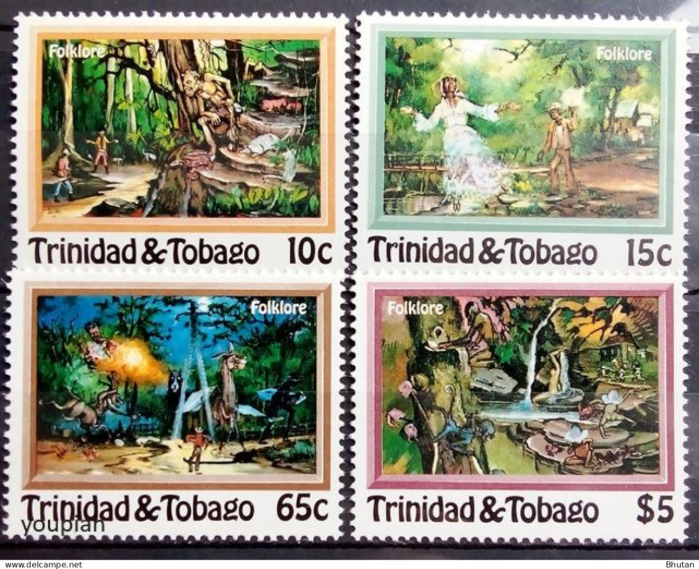 Trinidad And Tobago 1982, Folklore, MNH Stamps Set - Trinidad Y Tobago (1962-...)
