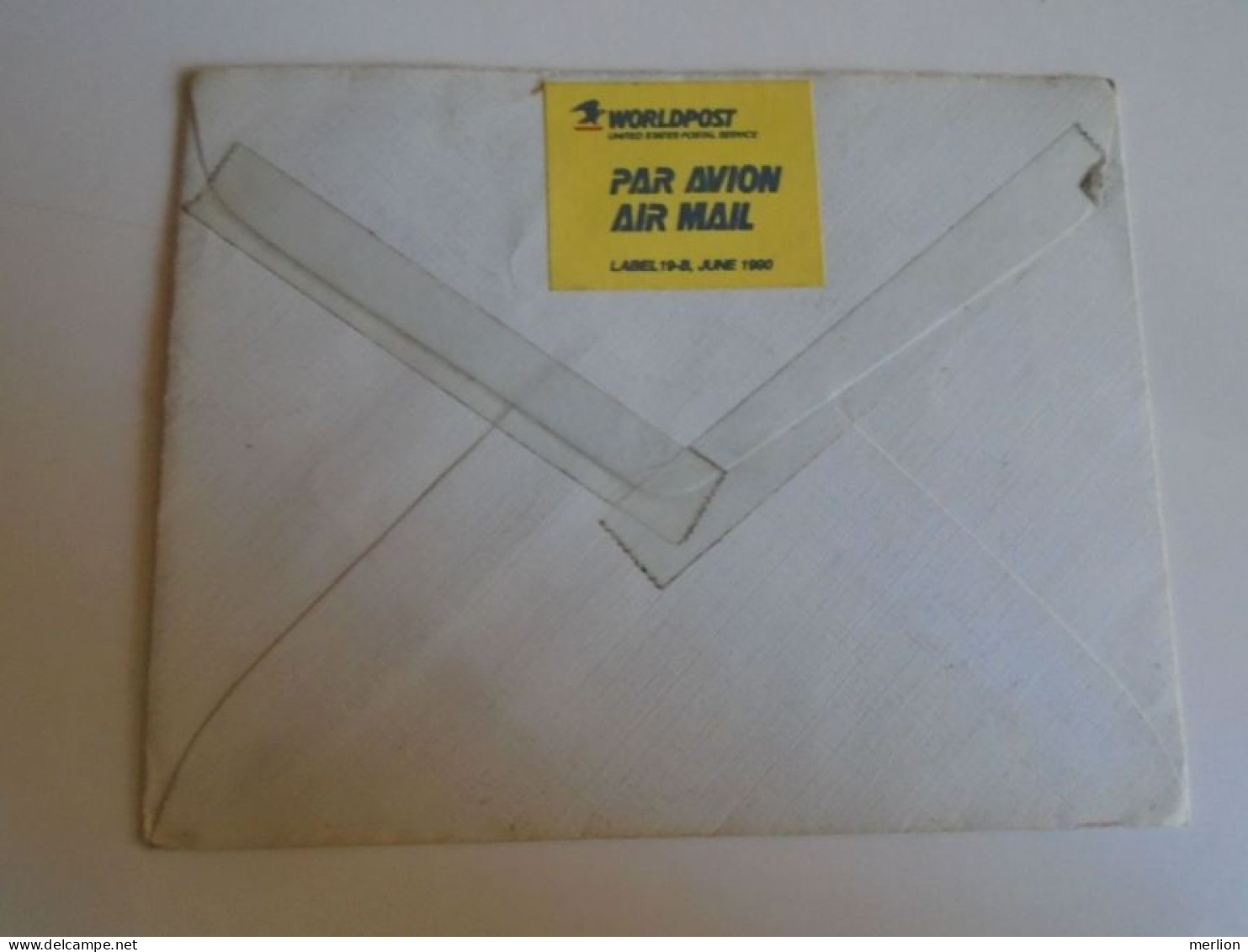 ZA488.38    Airmail   Cover - USA Flushing NY  11354 - 1990  To Hungary - Brieven En Documenten