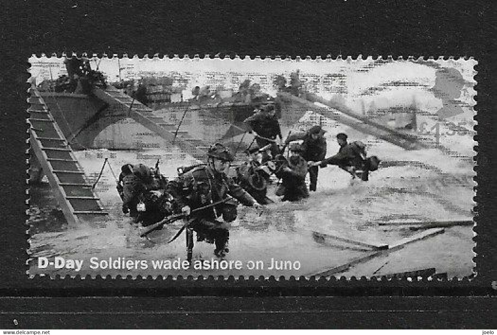 GB 2019 D-DAY SOLDIERS WADING ASHORE ON JUNE - Gebruikt