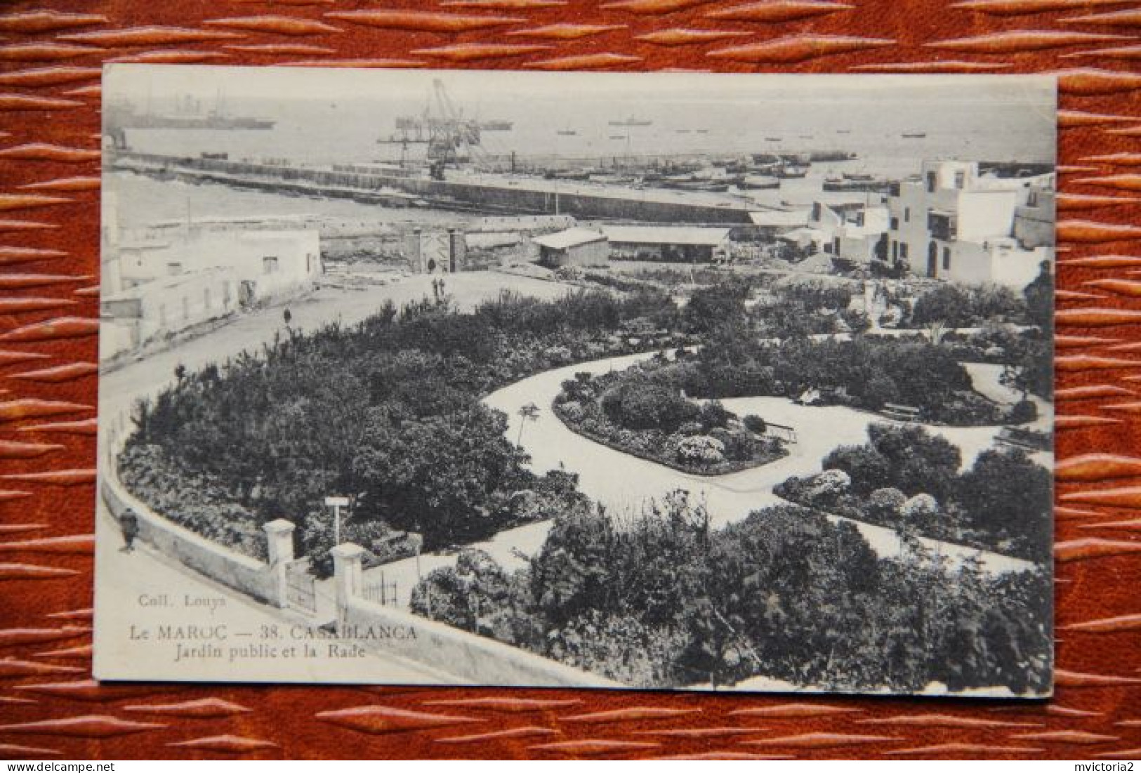 MAROC - CASABLANCA : Jardin Public Et La Rade - Casablanca