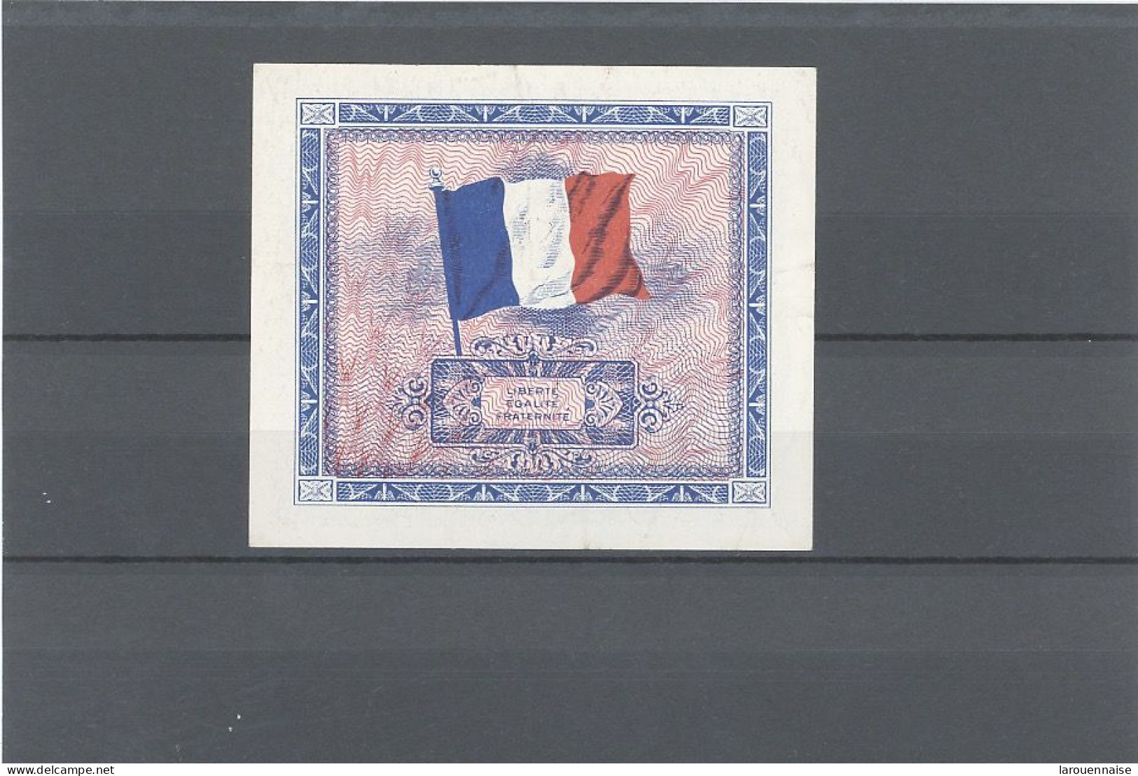 BILLET DU TRÉSOR-5F DRAPEAU -SANS N°SERIE  -VF17 /01- SPL (AU) - 1944 Drapeau/France