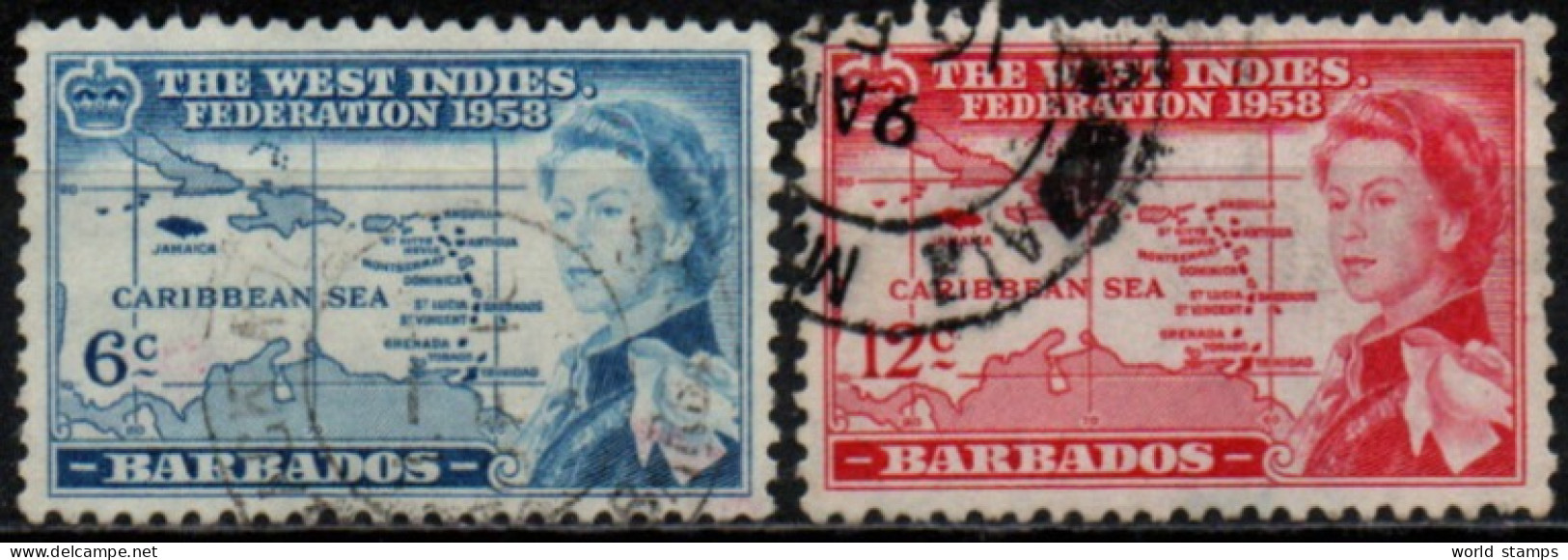 BARBADE 1958 O - Barbados (...-1966)