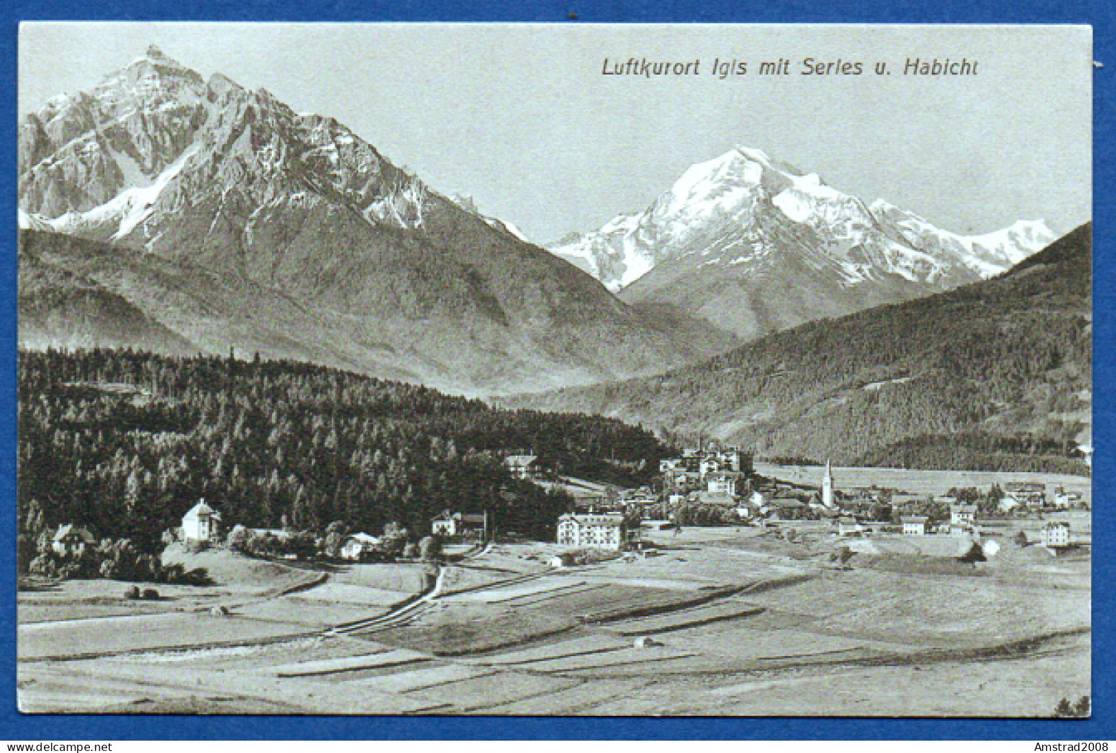 LUFTKURORT IGLS MIT SERLES U.  HABICHT  - AUSTRIA - OSTERREICH - AUTRICHE - Igls