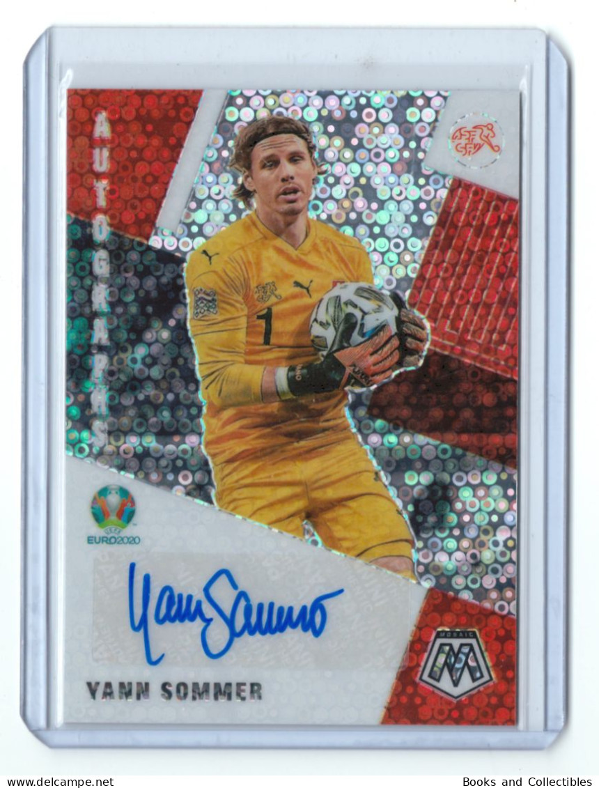 2021 PANINI, MOSAIC UEFA EURO 2020 - Yann SOMMER (Switzerland) Autographs Circles With Autograph ° Mint+ ° - Autographes