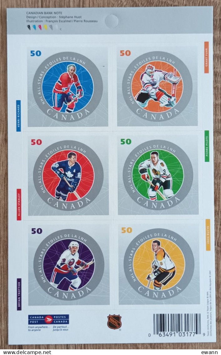 Canada - Carnet YT N°C2126 - Match Des étoiles De La Ligue Nationale De Hockey / NHL - 2005 - Neuf - Carnets Complets