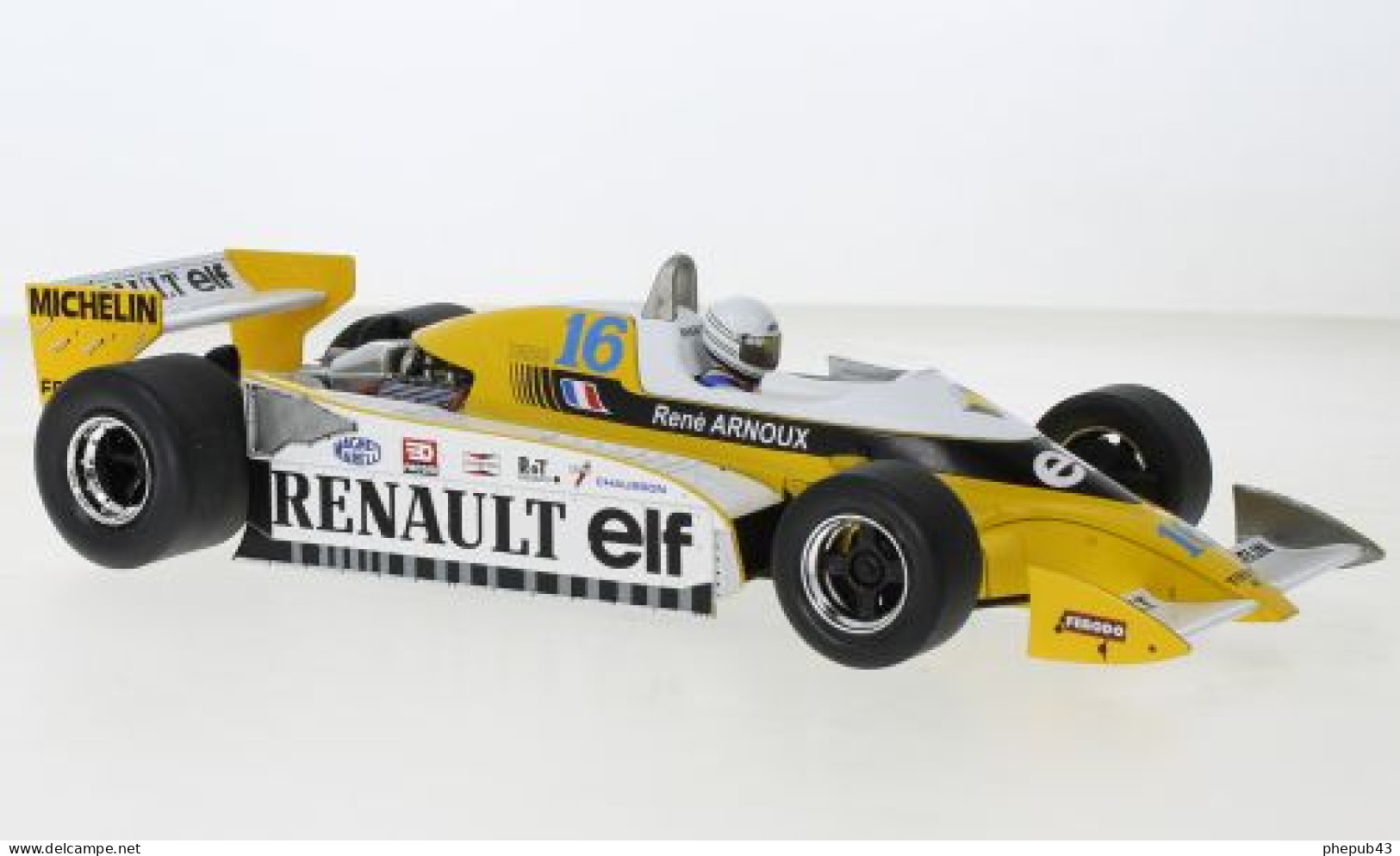 Renault RS10 - Renault Elf - GP FI G-B 1979 #16 - René Arnoux - Model Car Group (1:18) - Other & Unclassified