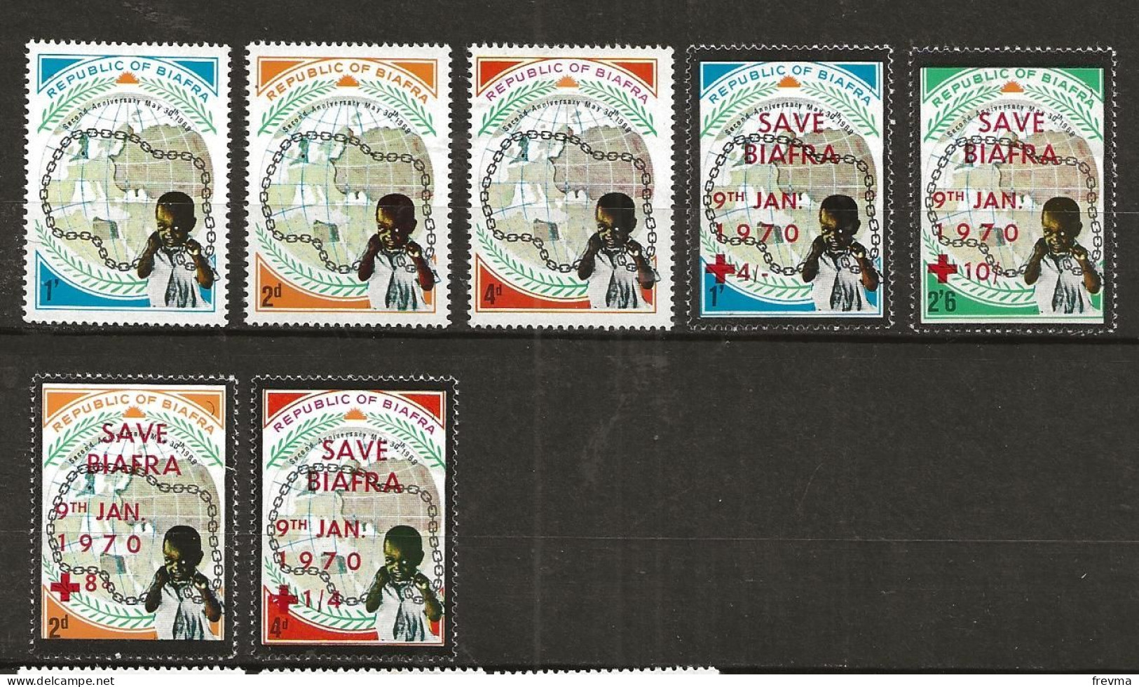 Timbre Republique Of Biafra Neuf ** 1970 - Nigeria (1961-...)