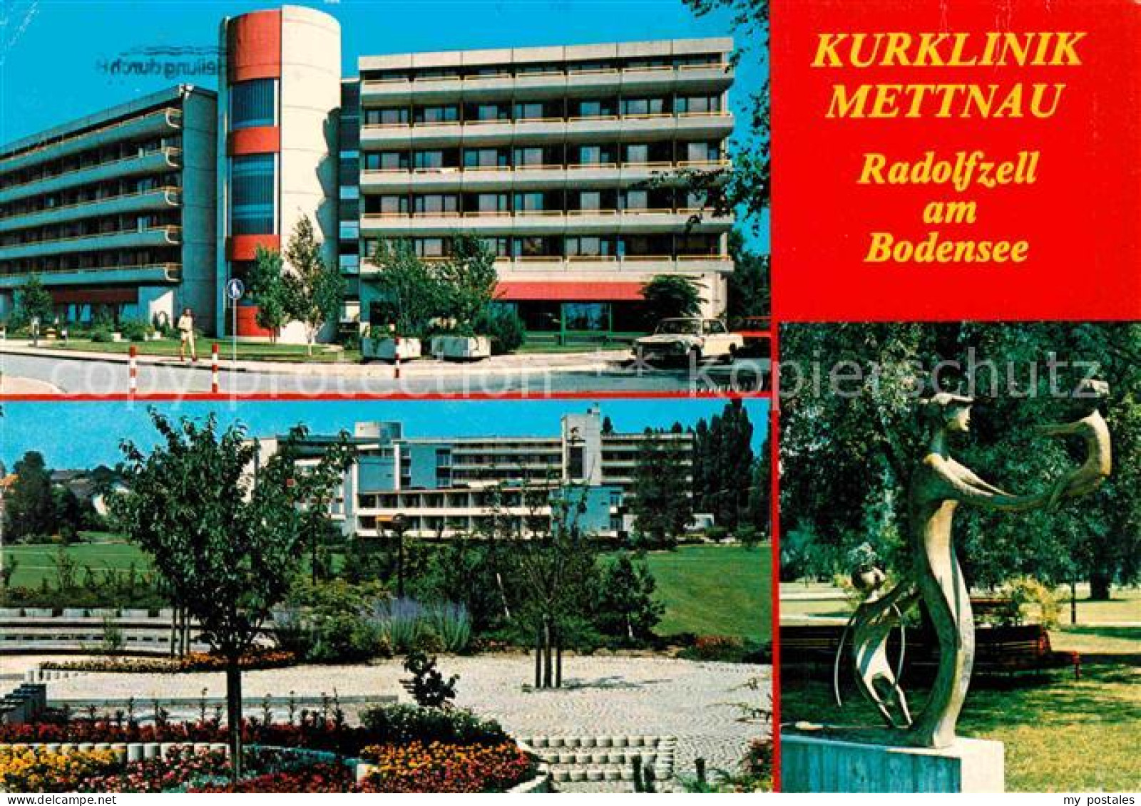 72828300 Radolfzell Bodensee Kurklinik Mettnau Kurpark Skulptur Radolfzell Am Bo - Radolfzell