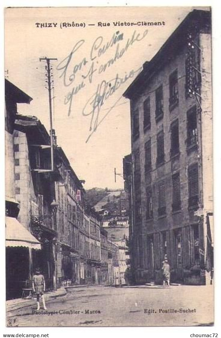 (69) 087, Thizy, Combier, Rue Victor-Clément - Thizy