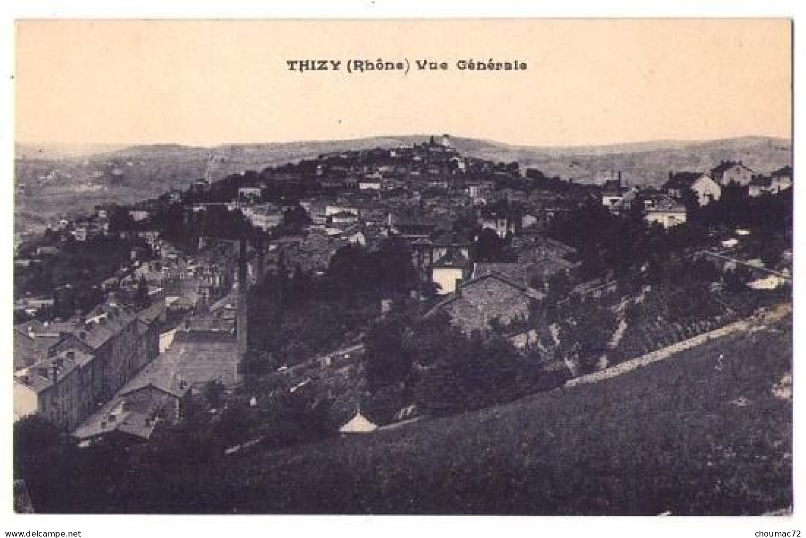 (69) 088, Thizy, Combier, Vue Génrale - Thizy