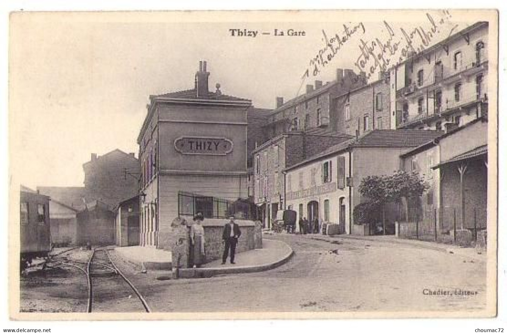 (69) 086, Thizy, Chadier, La Gare - Thizy