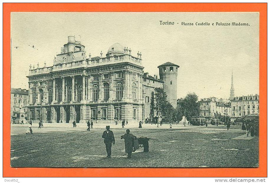 Italie - Torino  "  Piazza Castello E Palazza Madama   " - Palazzo Madama