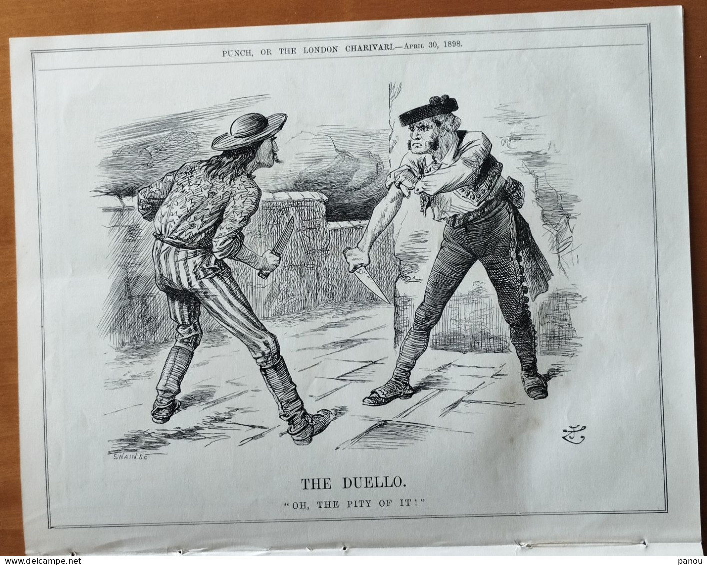 Punch, Or The London Charivari. APRIL 30, 1898 - MAGAZINE COMPLETE. ESPANA Spanish–American War, Guerra Hispano-estado - Sonstige & Ohne Zuordnung