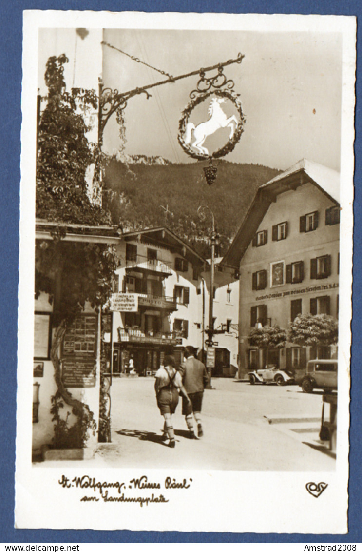 1913 - St. Wolfgang, Ballner Gemischtwaren, Agfa Rollfilmverkauf, Gasthof Zum Weissen Hirsch - AUTRICHE - OSTERREICH - St. Wolfgang