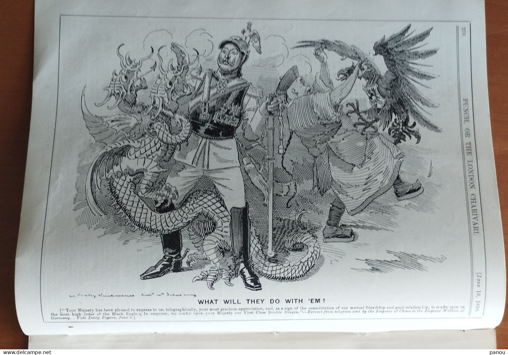 Punch, Or The London Charivari. JUNE 18, 1898 - MAGAZINE COMPLETE. CARTOONS. CHINA. ESPANA Guerra Hispano-estadounidense - Other & Unclassified