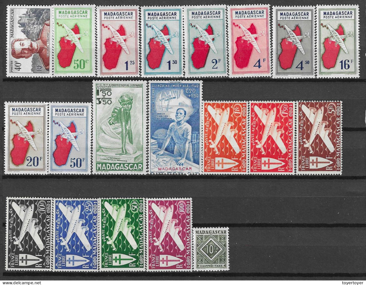 C204  Madagascar  Lot De 60 Timbres N++ TBE - Unused Stamps