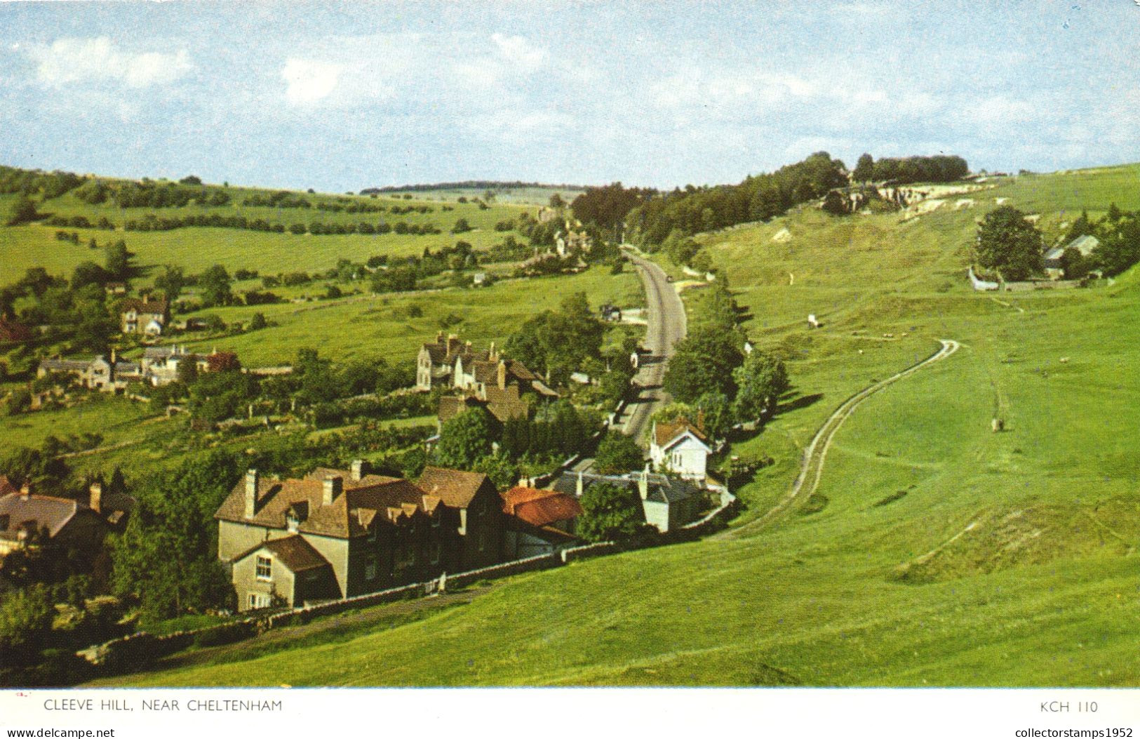 CHELTENHAM, CLEEVE HILL, GLOUCESTERSHIRE, ARCHITECTURE, ENGLAND, UNITED KINGDOM, POSTCARD - Cheltenham