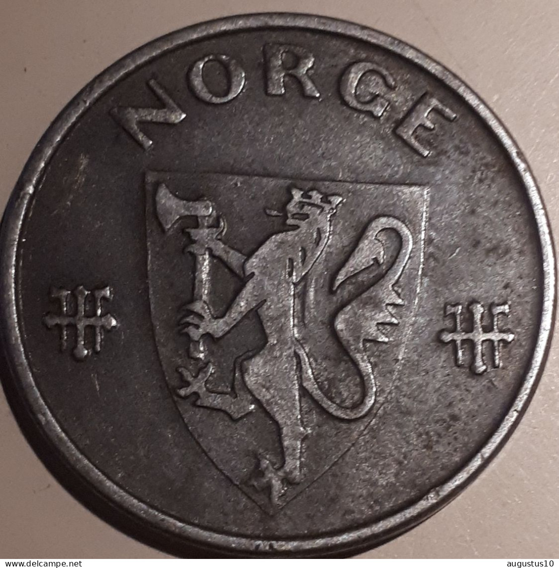 NOORWEGEN : 5 ORE 1942 W.W.II KM 388 IJZER - Norvège