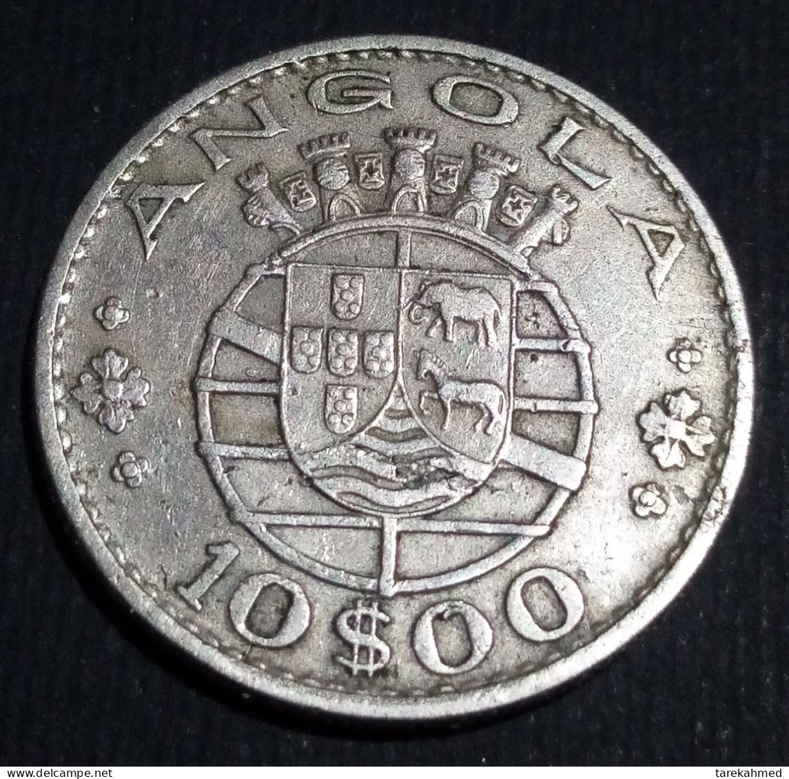 ANGOLA - 10 ESCUDOS, 1969 - Colonie Portugaise - KM 79, Perfect, Agouz - Angola