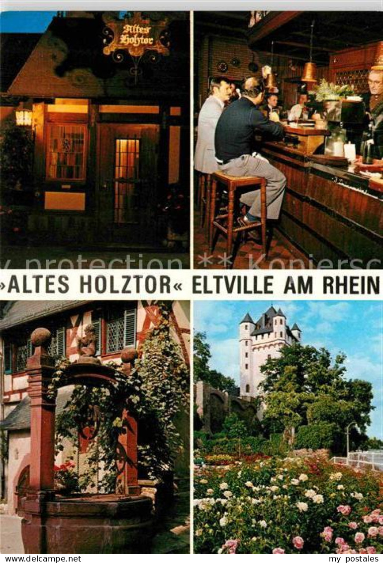 72825268 Eltville Rhein Altes Holztor Bar Brunnen Schloss Eltville Am Rhein - Eltville