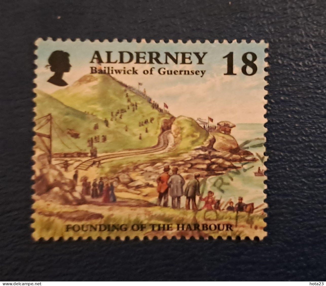 ALDERNEY - 1997 Garrison Island 18p Used - Alderney