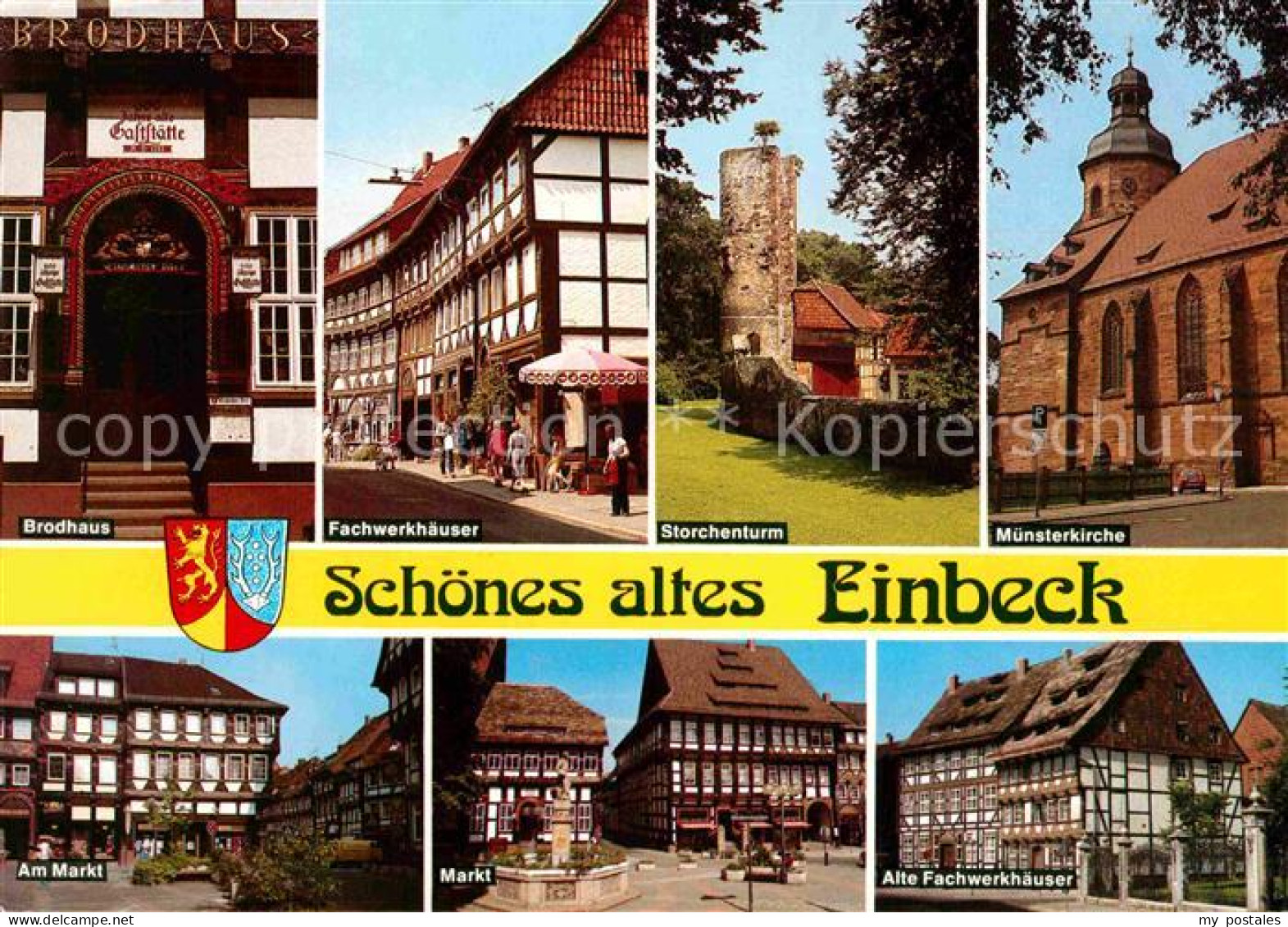 72824981 Einbeck Niedersachsen Brodhaus Fachwerk Storchenturm Markt Einbeck - Einbeck