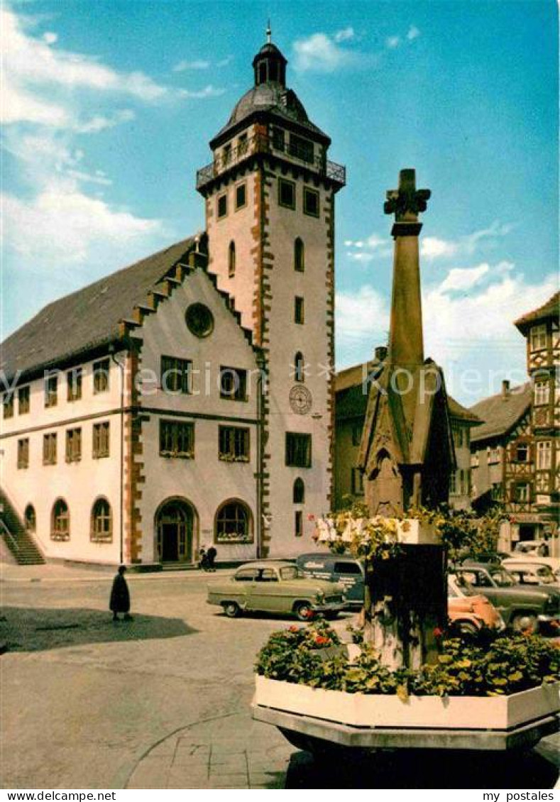 72824931 Mosbach Baden Rathaus Mit Brunnen Mosbach - Mosbach