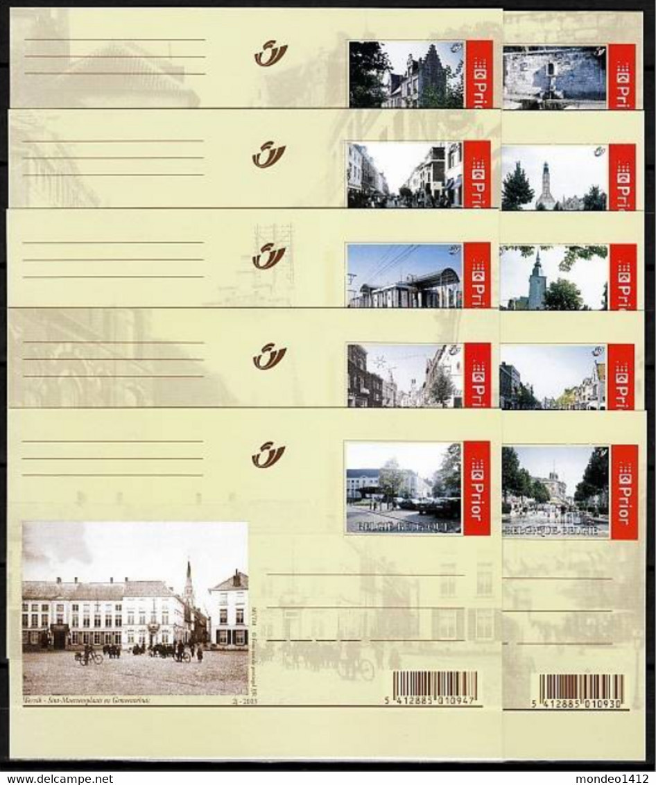 2003 : BK108/17 - Vroeger En Nu - Autrefois ...Aujourd'hui - 10 Briefkaarten Ongebruikt - Tarjetas Ilustradas (1971-2014) [BK]
