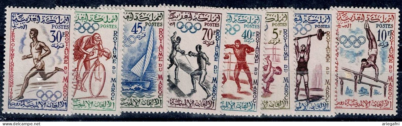 MOROCCO 1960 SUMMER OLYMPIC GAMES ROME MI No 462-9 MNH VF!! - Estate 1960: Roma