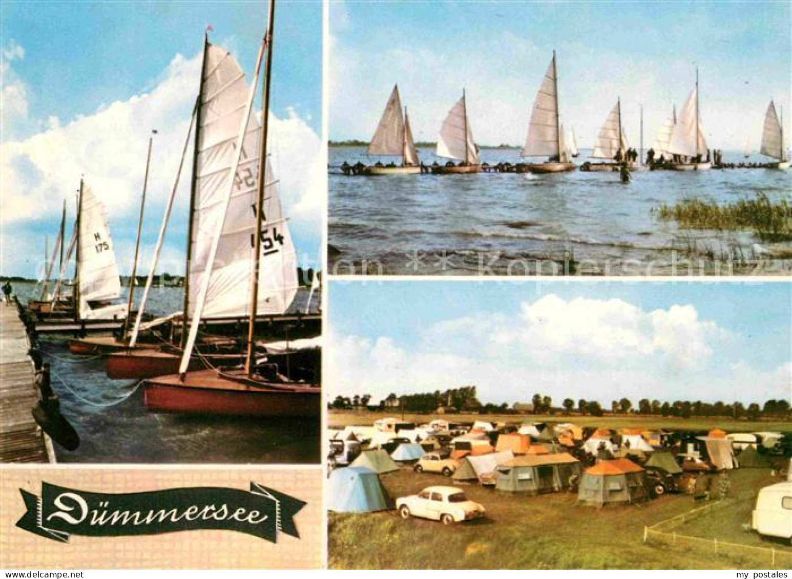 72823941 Lembruch Duemmersee Landungssteg Segelboote Camingplatz Lembruch - Lembruch